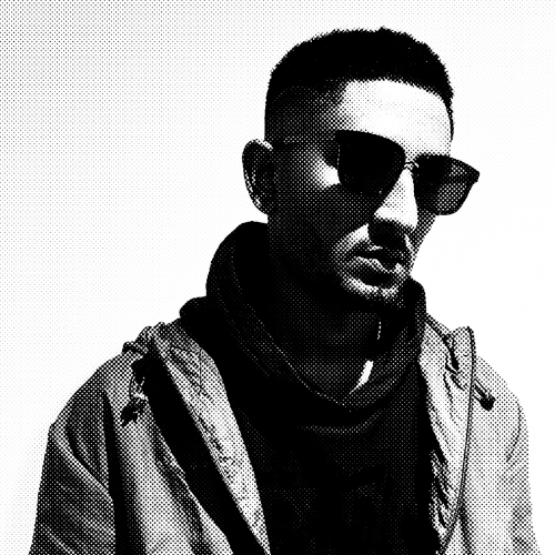 Naim Siddiki in black and white